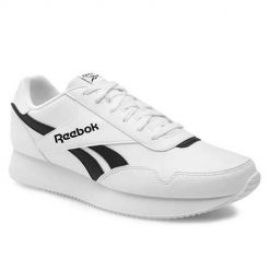 Buty do chodzenia męskie Reebok Jogger Lite. Białe buty sportowe na co dzień męskie Reebok, z materiału, bez zapięcia, trekkingowe. Za 167.40 zł.