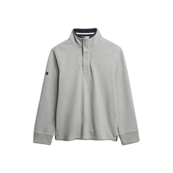 Bluza z pół zamkiem błyskawicznym Superdry Cotton Classics Jersey Henley. Niebieskie bluzy bez kaptura męskie Superdry., xl, z jersey. Za 314.40 zł.