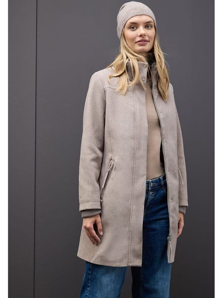 Cecil Płaszcz przejściowy w kolorze szarym rozmiar: 46. Szare płaszcze damskie Cecil, bez wzorów. Za 244.80 zł.