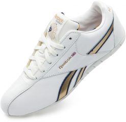 Buty sportowe Reebok World Sprint białe. Białe buty sportowe na co dzień damskie Reebok, z materiału, bez zapięcia, do biegania. Za 184.99 zł.