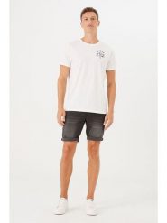 Garcia Szorty dżinsowe w kolorze antracytowym rozmiar: W30. Czarne szorty męskie Garcia, z jeansu, bez kołnierzyka. Za 104.99 zł.