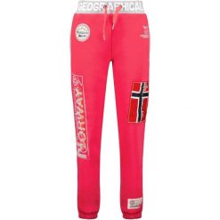 Spodnie treningowe damskie Geographical Norway Myer. Czerwone spodnie dresowe damskie Geographical Norway, l, z bawełny, trekkingowe. Za 155.00 zł.