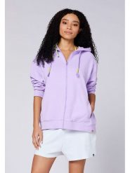 Chiemsee Bluza w kolorze fioletowym rozmiar: XS. Różowe bluzy z kapturem damskie Chiemsee, xs. Za 131.74 zł.