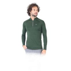 Bluza turystyczna męska Woolona Astro 100% Merino. Zielone bluzy bez kaptura męskie WOOLONA, m. W wyprzedaży za 324.00 zł.