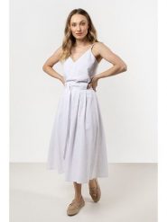 Awama Spódnica w kolorze białym rozmiar: S. Białe spódniczki damskie Awama, s, bez wzorów, z bawełny, midi. Za 139.99 zł.