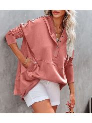 Milan Kiss Bluza w kolorze jasnoróżowym rozmiar: S. Czerwone bluzy z kapturem damskie Milan Kiss, s. Za 204.95 zł.