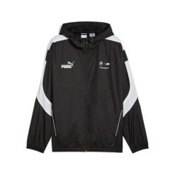 Kurtka wodoodporna Puma Bmw Mms Mt7. Czarne kurtki męskie Puma, l, bez wzorów, z dresówki, eleganckie, bez kaptura. Za 401.15 zł.