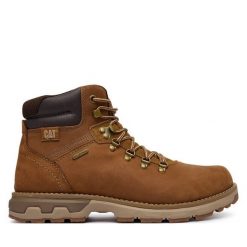 Trapery CAT Footwear. Brązowe buty zimowe męskie CAT Footwear, bez zapięcia. Za 699.99 zł.