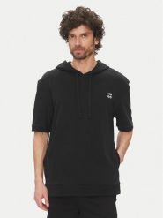 HUGO Bluza Devon 50540164 Czarny Regular Fit. Czarne bluzy bez kaptura męskie Hugo, m, z syntetyku. Za 219.99 zł.