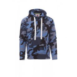 Bluza z kapturem Payper Atlanta+. Niebieskie bluzy sportowe męskie PAYPER WEAR, bez wzorów, bez kołnierzyka, bez ramiączek. Za 254.00 zł.