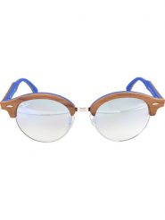 Ray Ban Damskie okulary przeciwsłoneczne w kolorze brązowo-niebiesko-srebrnym rozmiar: 51. Brązowe okulary przeciwsłoneczne damskie Ray-Ban. Za 869.99 zł.