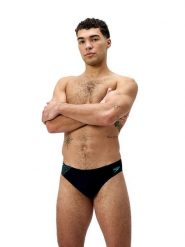 Speedo Kąpielówki "End+ Tech" w kolorze czarnym rozmiar: 6. Czarne kąpielówki męskie Speedo, bez wzorów, z materiału. Za 91.99 zł.