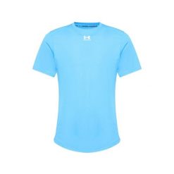 Koszulka Under Armour Challenger Pro. Niebieskie t-shirty sportowe męskie Under Armour, bez ramiączek, na fitness i siłownię. W wyprzedaży za 157.50 zł.