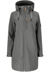 Wodoodporna parka dla kobiet Whistler Thora. Czarne kurtki przeciwdeszczowe damskie WHISTLER, bez wzorów, z materiału. Za 387.50 zł.