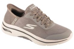 Buty sportowe męskie, Slip-ins: Arch Fit 2.0 - Simplicity 2. Brązowe buty sportowe na co dzień męskie Skechers, z materiału, bez zapięcia, trekkingowe. Za 449.99 zł.