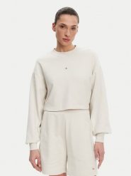 Calvin Klein Jeans Bluza J20J225370 Beżowy Regular Fit. Brązowe bluzy bez kaptura damskie Calvin Klein Jeans, xl, z bawełny. Za 249.99 zł.