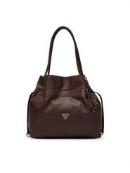 Guess Torebka Karima HWNG22 49230 Brązowy. Brązowe torebki klasyczne damskie Guess, z aplikacjami, ze skóry, bez dodatków. Za 584.99 zł.