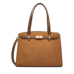Torebka Nine West. Brązowe torebki klasyczne damskie Nine West, bez wzorów, bez dodatków. Za 279.99 zł.