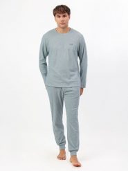 Admas Piżama "Admas home" w kolorze błękitnym rozmiar: S. Niebieskie piżamy męskie admas, s, bez wzorów, z bawełny, bez ramiączek. Za 130.99 zł.