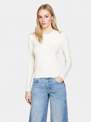 Sisley Sweter 1B7YM104G Écru Slim Fit. Swetry klasyczne damskie SISLEY, m, z syntetyku, bez kołnierzyka. Za 279.99 zł.