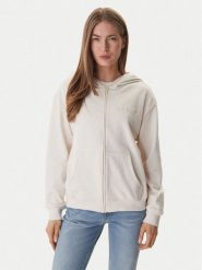 Tommy Hilfiger Bluza UW0UW06093 Beżowy Regular Fit. Brązowe bluzy bez kaptura damskie Tommy Hilfiger, m, z bawełny. Za 329.99 zł.