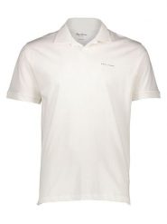 Pepe Jeans Koszulka polo w kolorze białym rozmiar: M. Białe koszulki polo męskie Pepe Jeans, m, bez wzorów, z jeansu, bez ramiączek. Za 131.12 zł.