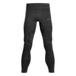 Męskie legginsy regeneracyjne bezszwowe kompresyjne oddychające Infrared CEP. Czarne spodnie sportowe męskie CEP, z elastanu. Za 449.00 zł.