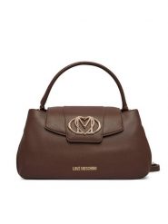 LOVE MOSCHINO Torebka JC4209PP0PKB0313 Brązowy ciemny. Brązowe torebki klasyczne damskie Love Moschino, bez wzorów, ze skóry, bez dodatków. Za 949.99 zł.