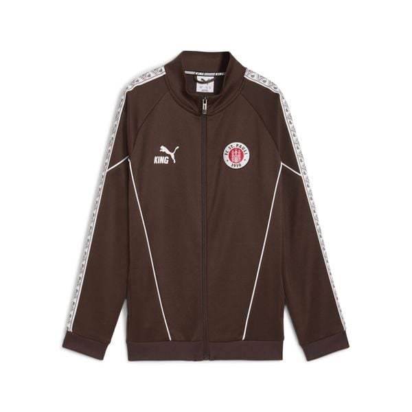 Młodzieżowa kurtka FC St. Pauli KING Anthem PUMA. Biała kurtki damskie Puma, m, bez wzorów, bez kaptura. Za 339.00 zł.