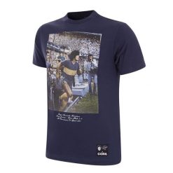 Koszulka dla dorosłych - Maradona x COPA Bombonera - Niebieski. Niebieskie t-shirty sportowe męskie COPA FOOTBALL, s, bez ramiączek, do piłki nożnej. Za 211.91 zł.