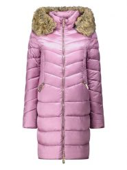 Geographical Norway Płaszcz pikowany "Bololita" w kolorze fioletowym rozmiar: M. Różowe płaszcze damskie Geographical Norway, m, bez wzorów. Za 213.18 zł.