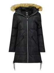Canadian Peak Parka "Canelleak" w kolorze czarnym rozmiar: XL. Czarne parki damskie Canadian Peak, xl, bez wzorów. Za 280.44 zł.