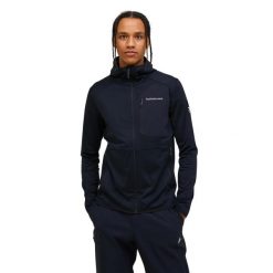 Bluza Peak Performance męska Utility Light Zip Hood czarna - S. Czarne bluzy bez kaptura męskie Peak Performance, m. W wyprzedaży za 659.00 zł.