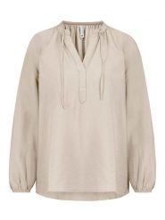 Eight2Nine Bluzka w kolorze beżowym rozmiar: L. Brązowe bluzki damskie Eight2Nine, l, bez wzorów, bez kołnierzyka, bez ramiączek. Za 52.42 zł.