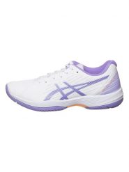 Asics Buty "Solution Swift FF" w kolorze biało-fioletowym do tenisa rozmiar: 37. Białe buty sportowe na co dzień damskie Asics, bez wzorów, tenisowe. Za 206.42 zł.