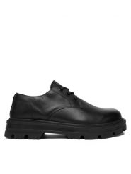 Guess Półbuty FMFGAR LEA13 Czarny. Czarne półbuty męskie Guess, ze skóry, bez zapięcia. Za 539.99 zł.