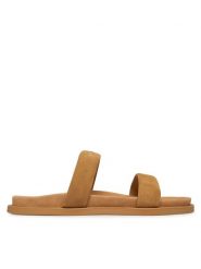 Inuikii Klapki Slaps 1004.003.0671 Beżowy ciemny. Brązowe klapki damskie Inuikii, bez wzorów, ze skóry, bez obcasa. Za 839.99 zł.