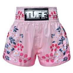 Spodenki treningowe TUFF Pink Sakura. Czerwone szorty damskie TUFF, bez wzorów, sportowe. Za 149.00 zł.
