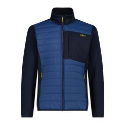 Kurtka puchowa CMP. Niebieskie kurtki męskie CMP, bez wzorów, z puchu, sportowe, bez kaptura. Za 356.00 zł.