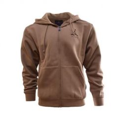 Bluza sportowa męska Nike Air Jordan. Brązowe bluzy sportowe męskie Nike, bez wzorów, sportowe, bez kołnierzyka, bez ramiączek. Za 488.00 zł.