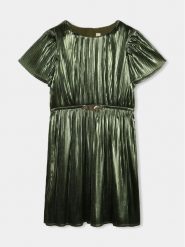 MICHAEL KORS KIDS Sukienka codzienna R12172 Zielony Regular Fit. Zielone sukienki dziewczęce MICHAEL KORS KIDS, bez wzorów, z syntetyku, bez ramiączek. Za 859.99 zł.