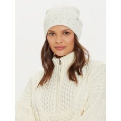Czapka Guess. Białe czapki zimowe damskie Guess. Za 169.99 zł.