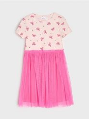 Sukienka babydoll - wielobarwny. Sukienki dziewczęce Sinsay, bez wzorów, bez ramiączek. Za 25.99 zł.