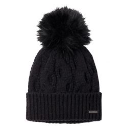 Czapka damska Boundless Days Cable Knit Pom Beanie. Czarne czapki zimowe damskie Columbia, z poliesteru. Za 99.99 zł.