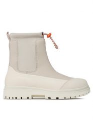 Calvin Klein Jeans Botki Chunky Combat Chelsea Boot Rub YW0YW01065 Beżowy. Brązowe botki damskie Calvin Klein Jeans, z jeansu, bez obcasa, na płaskiej podeszwie, bez zapięcia. Za 799.99 zł.
