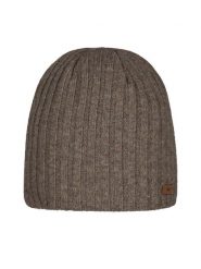 Czapka Barts Haakon. Brązowe czapki męskie Barts, bez wzorów, z dzianiny, klasyczne. Za 159.00 zł.