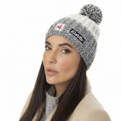 Czapka Eisbar Refocus Pompon MÜ SA. Szare czapki męskie Eisbar, z wełny. Za 205.51 zł.