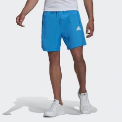 Krótki adidas AEROREADY Designed 2 Move Woven Sport. Niebieskie szorty sportowe męskie Adidas, l, na fitness i siłownię. Za 94.99 zł.