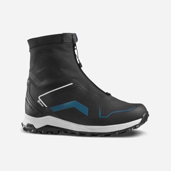 Buty turystyczne męskie Quechua SH900 Pro mountain Mid wodoodporne. Niebieskie buty trekkingowe męskie QUECHUA, na zimę, bez zapięcia, trekkingowe. Za 599.99 zł.