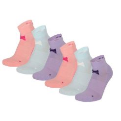 Skarpetki Xtreme Yoga, 6 par, Pastelowe. Czerwone skarpetki damskie XTREME SOCKSWEAR, bez wzorów. Za 172.99 zł.